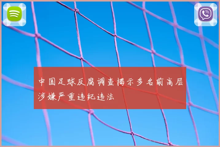 中国足球反腐调查揭示多名前高层涉嫌严重违纪违法